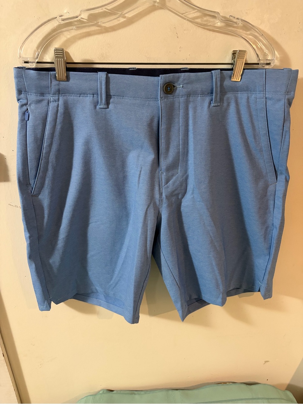 Tommy Bahama Light Blue Flat Front Men's Shorts